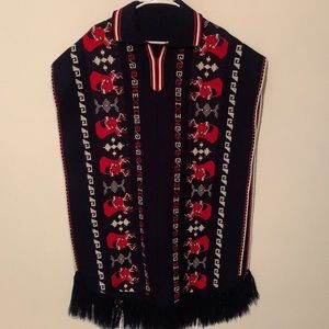 Nomad Vintage Free People Reindeer Knit Poncho NWOT